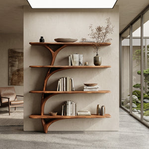 Organic Branch Form Sculptural Bookshelf For Living Room