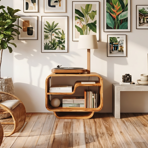 Farmhouse Style Media Cabinet For Entryway Decor