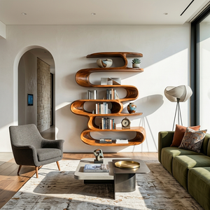 Elegant Wall-Mounted Shelf For Modern Home Decor
