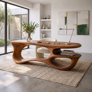 Handcrafted Loop Frame Desk Bedroom Home Office