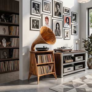 Farmhouse Vinyl Storage Cabinet For Bedroom Decor