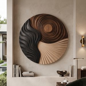 Contemporary Silhouette Wall Art For Guest Suite Interior