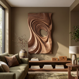 Modern Abstract Wall Panel Decor For Study Area