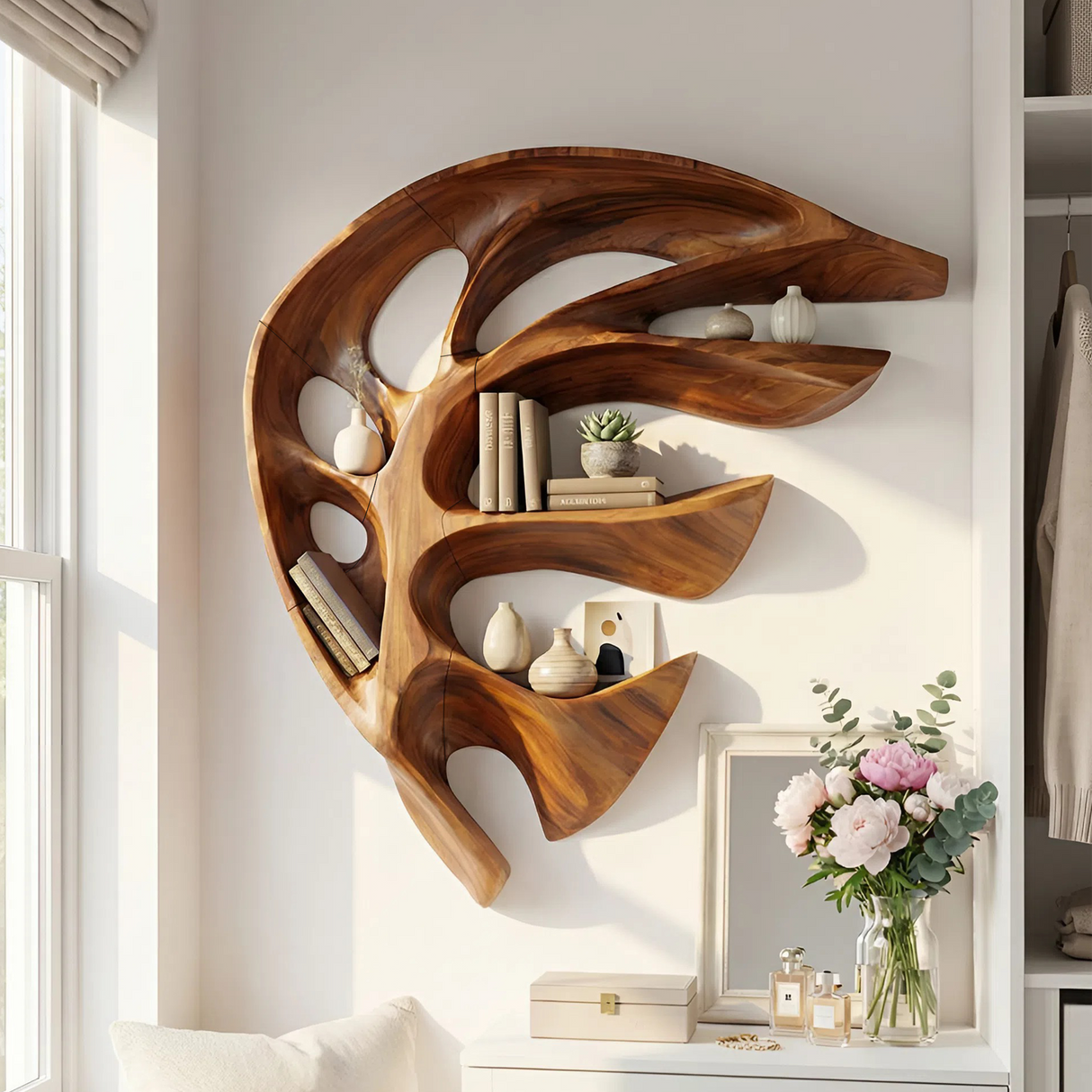 Modern Wall Mounted Shelf For Kitchen Storage