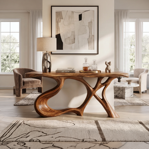 Organic Root Base Console Table Luxury Living Room