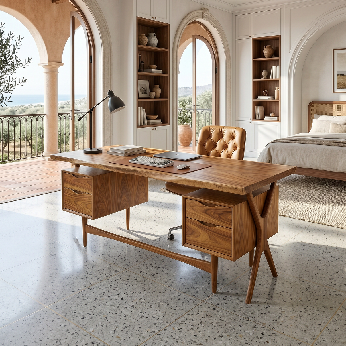 Organic Corner Executive Desk Home Office