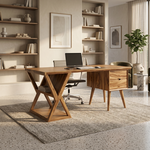 Minimalist Executive Desk Creative Office