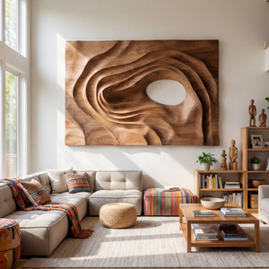 Modern Artistic Wall Art Panel For Bedroom Interior