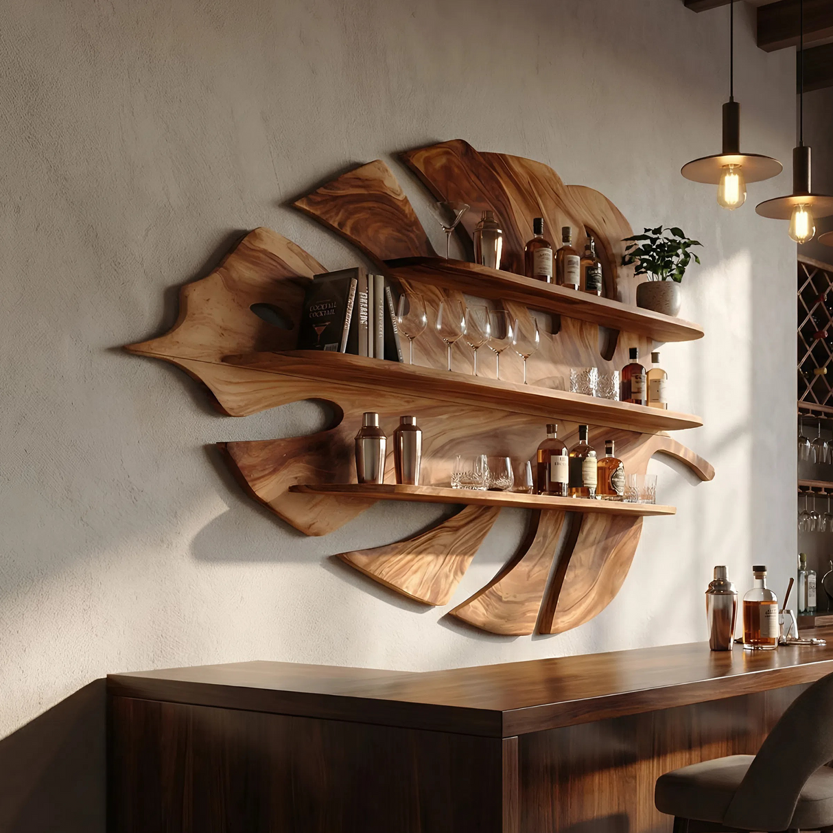 Contemporary Shelving Unit For Living Space Storage