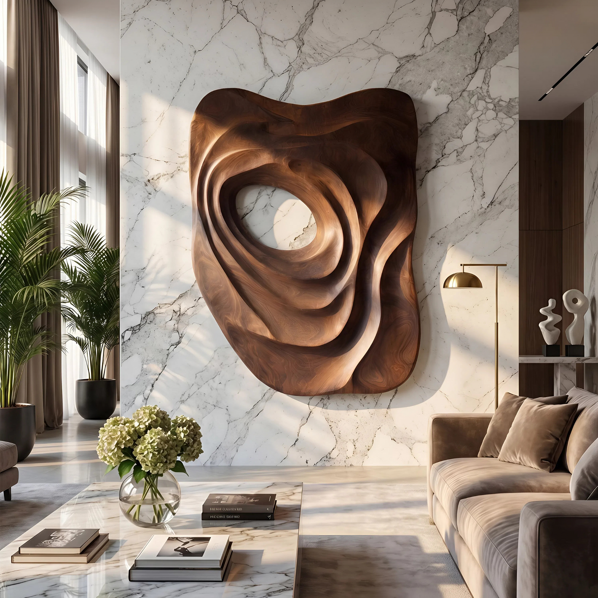 Modern Embossed Wall Decor Panel For Home Office Space