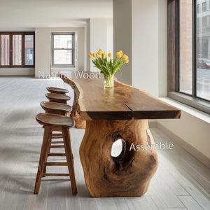 Modern Live Edge Dining Table For Dining Room