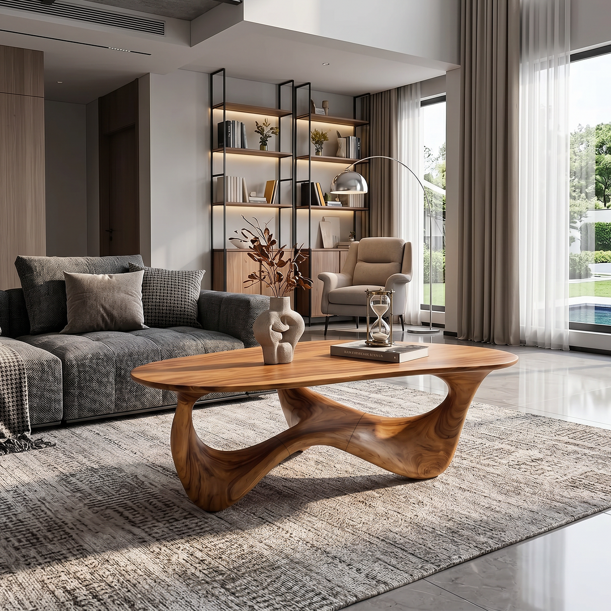 Rustic Wood Table For Natural Home Styling