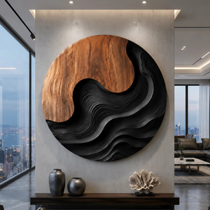 Scandinavian Decorative Wall Sculpture For Resort Suite Interior
