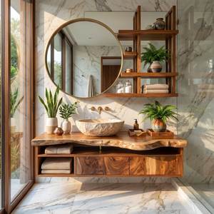 Handcrafted Floating Vanity For Elegant Bathroom
