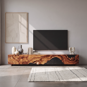 Mid Century TV Console For Stylish Living Room