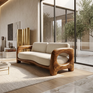 Organic Loop Frame Sofa Luxury Modern Residence