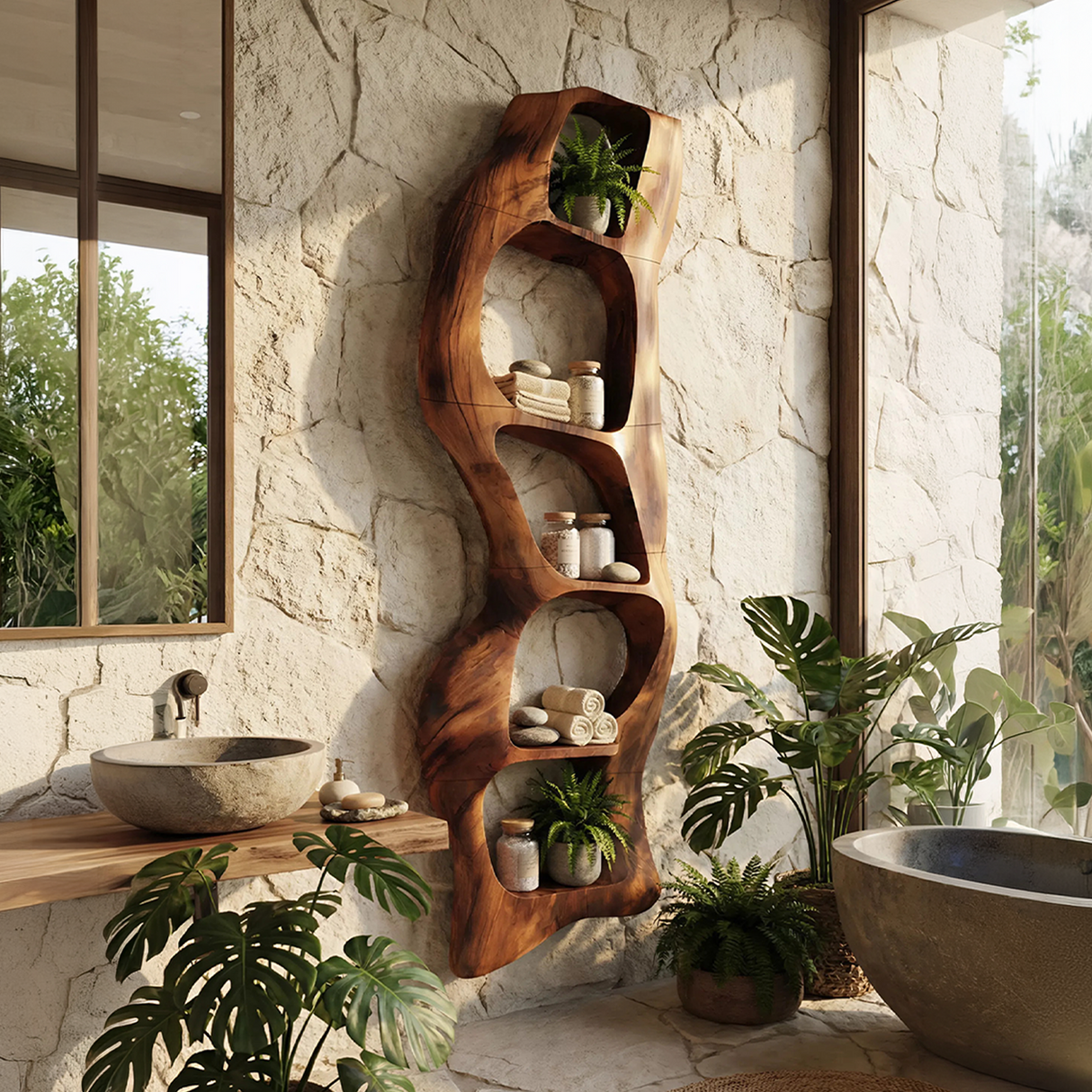 Contemporary Wall Shelf For Bedroom Wall Accent