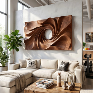 Minimalist Abstract Wall Decor Panel For Living Room