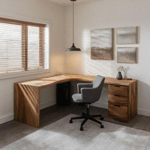 Modern L Shaped Corner Desk For Home Office Furniture