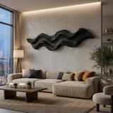 Organic Curved Wood Wall Art For Contemporary Home Decor