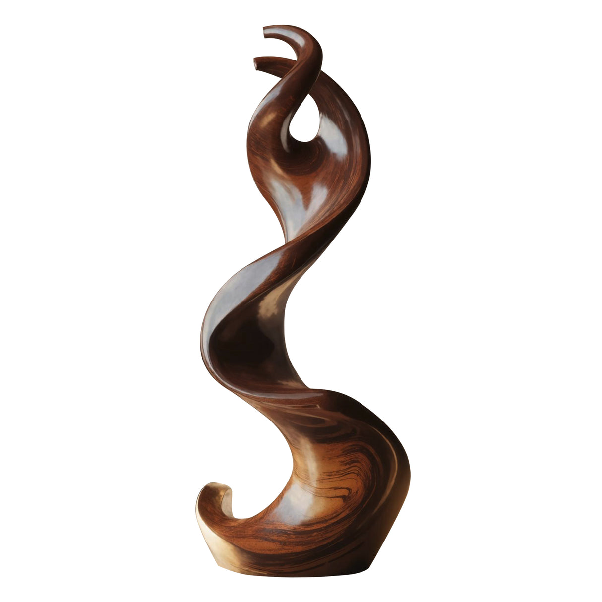 Farmhouse Large Twisted Spiral Floor Art For Living Room
