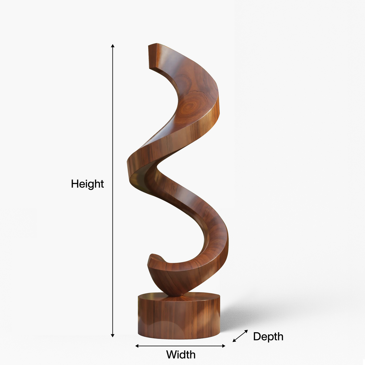Handcrafted Wooden Sculpture For Garden Art Decor