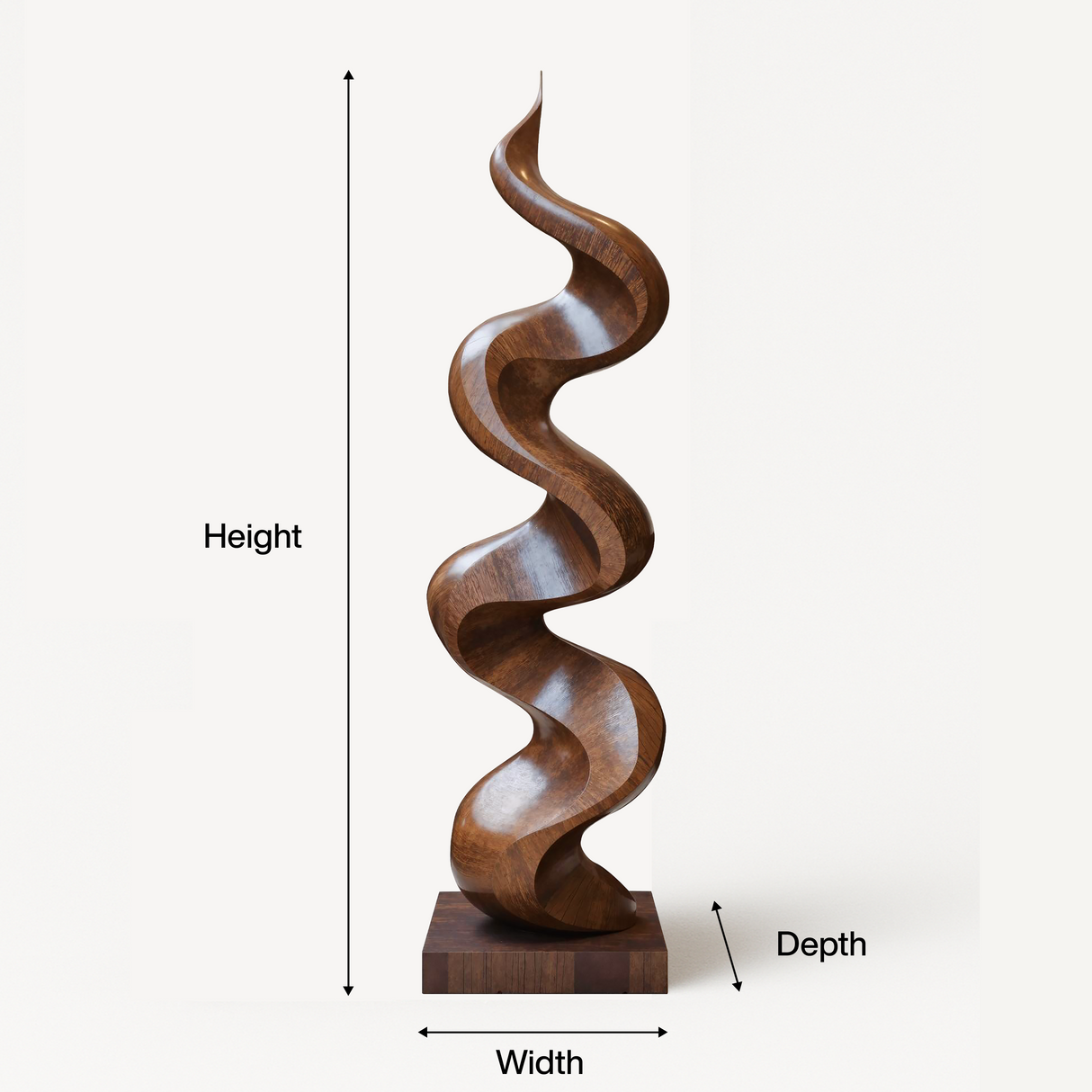 Mid Century Handmade Wood Art For Living Space