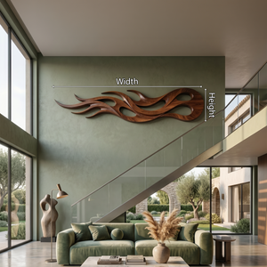 Modern Abstract Figure Wall Art For Reception Area