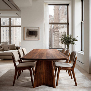 Modern Sculptural Dining Table For Dining Room