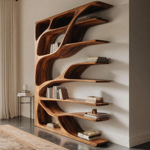 Modern Statement Bookshelf For Home Interiors Decor