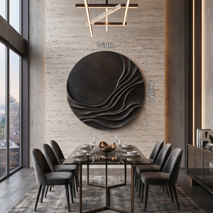 Minimalist Organic Wall Sculpture For Entry Hall Interior