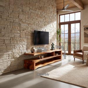 Scandinavian Minimal TV Stand For Studio Interior