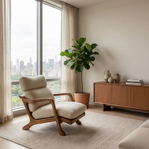 Mid Century Lounge Chair Unique Design For Living Room