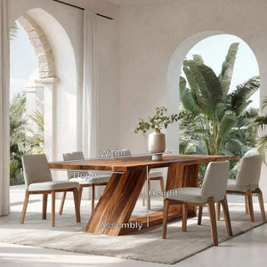 Organic Modern Dining Table For Dining Room