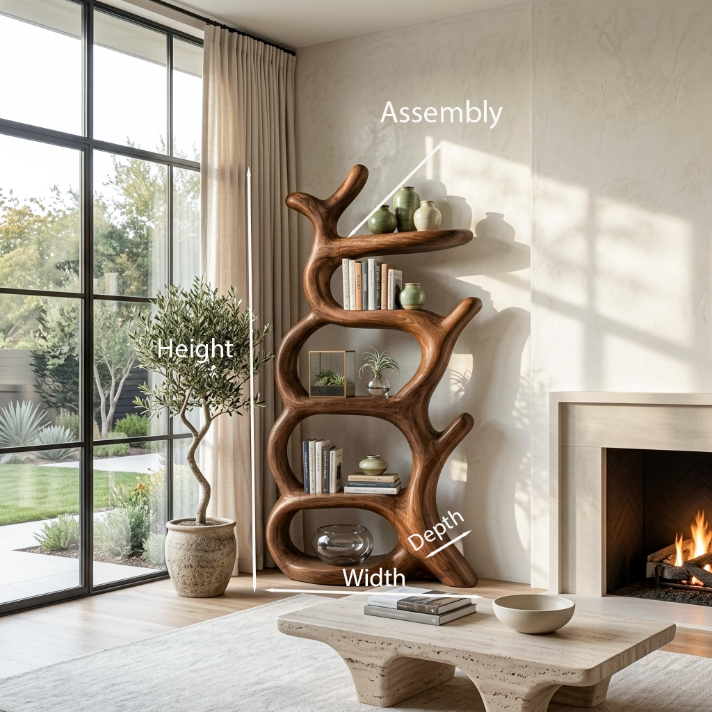 Modern Tree Inspired Bookcase For Contemporary Home