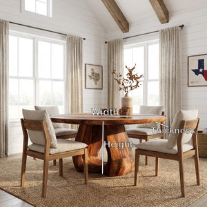 Contemporary Wooden Dining Table For Dining Area