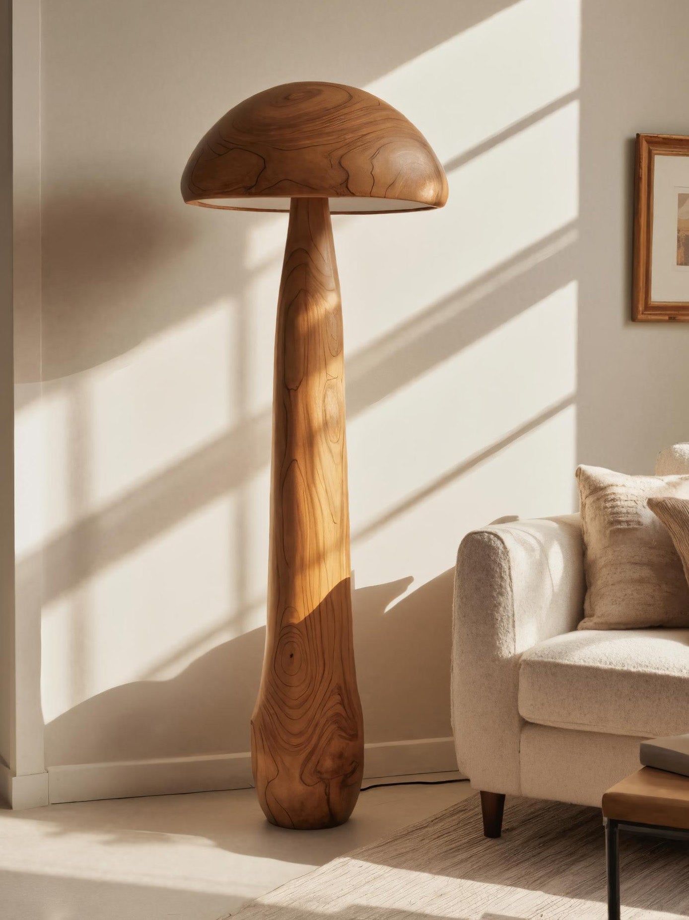 ET Woodcrafts Mushroom Floor Lamp - Thumbnail 4