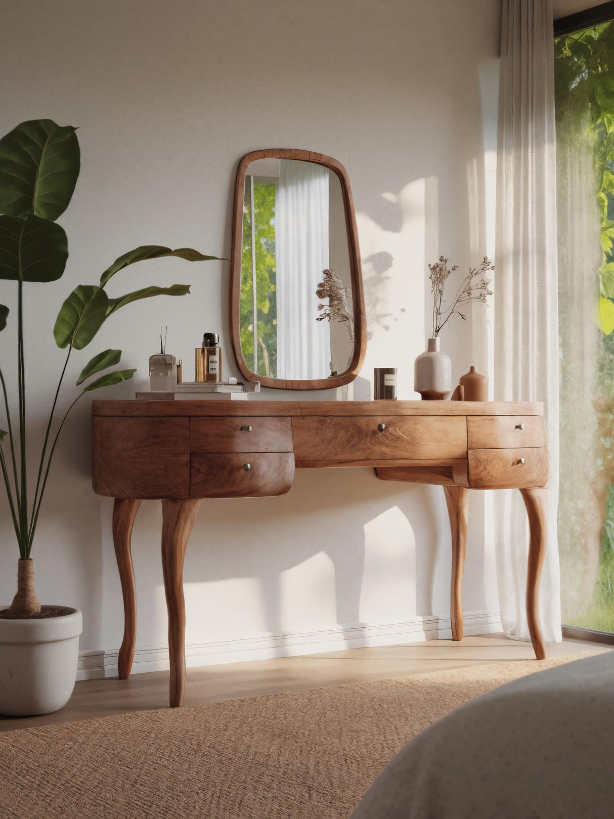 Vintage Dressing Table With Drawers For Bedroom