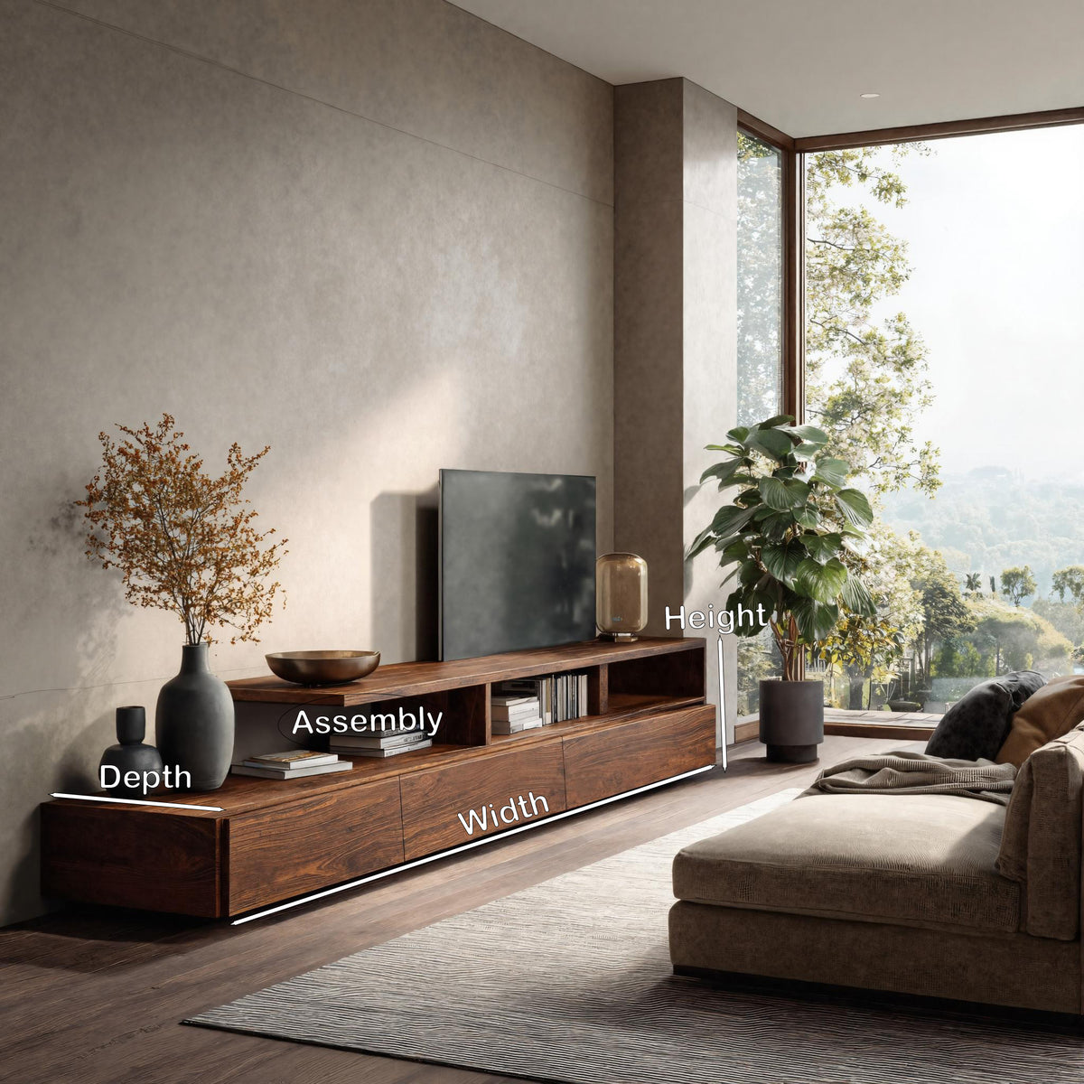 Quiet Luxury TV Console For Living Room