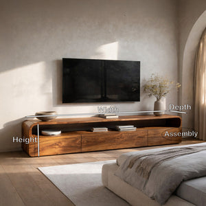 Modern Organic TV Console For Living Room