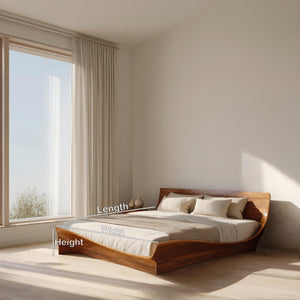 Handcrafted Bed Frame And Headboard For Modern Bedroom