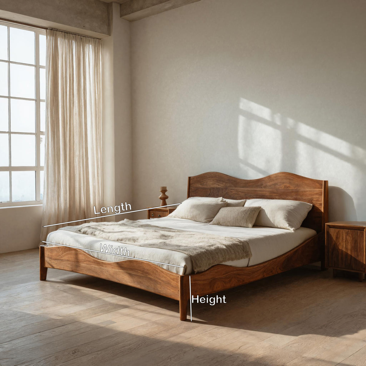 Luxury Set Headboard And Bed Frame For Bedroom