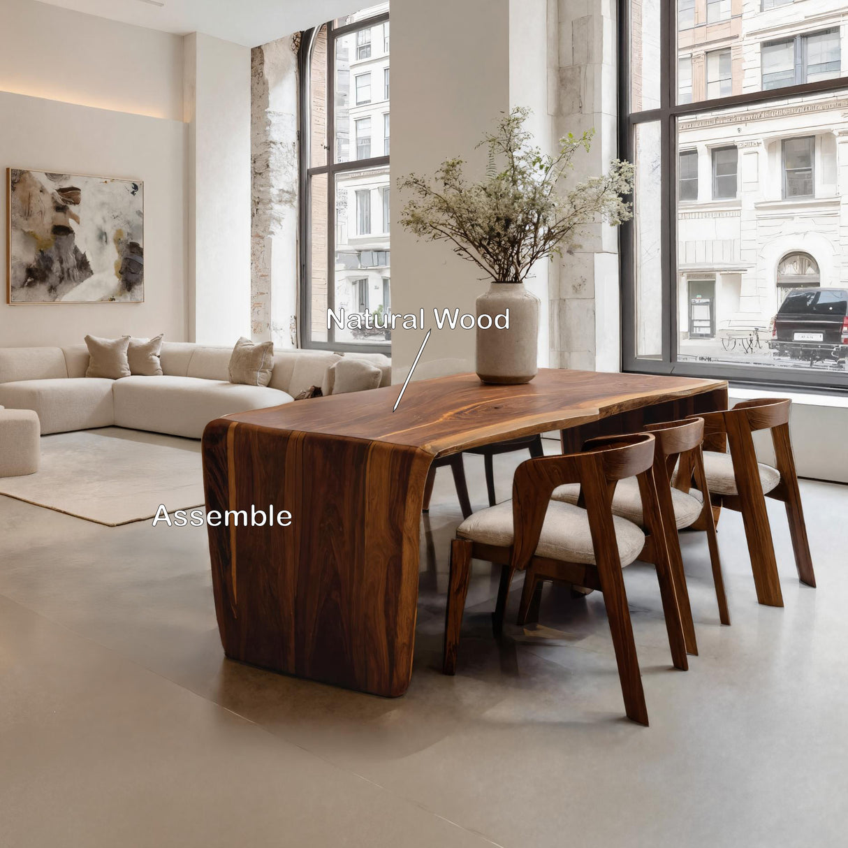 Modern Minimal Dining Table For Dining Room