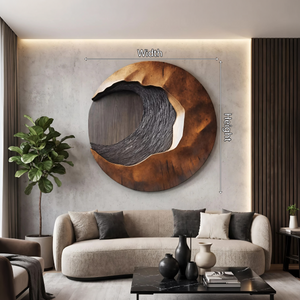 Handcrafted 3D Wood Wall Art For Entryway Focal Point