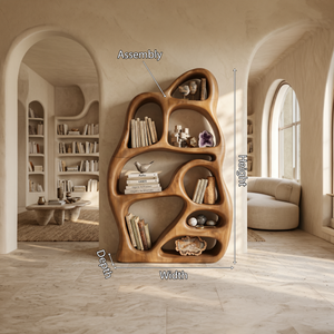 Minimalist Display Bookcase For Contemporary Lounge Area