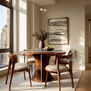 Artistic Pedestal Dining Table For Dining Furniture