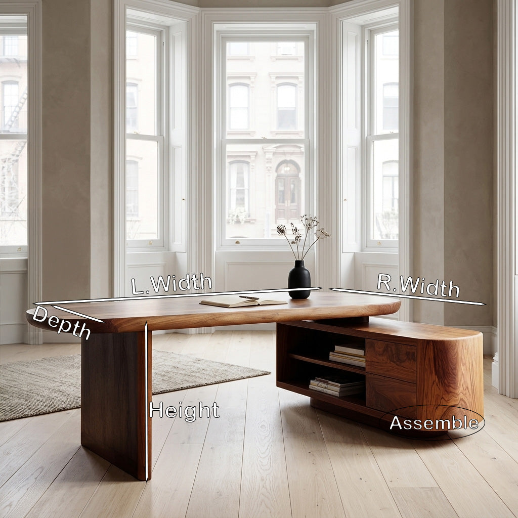 Modern L-Shaped Desk For Contemporary Home Office