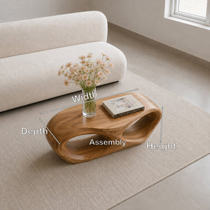 Organic Modern Coffee Table For Living Room Interiors