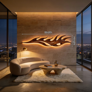 Modern Contour Wall Art Panel For Reading Lounge Area