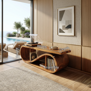 Coastal Wave Record Storage Cabinet Beach Residence
